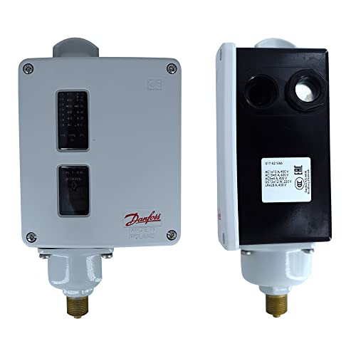 מתג לחץ Danfoss עם חיבור לחץ 3/8 גרם למערכת מיזוג אוויר, תעשייה כבדה, קיטור, נוזל, HVAC | דגם: RT-121